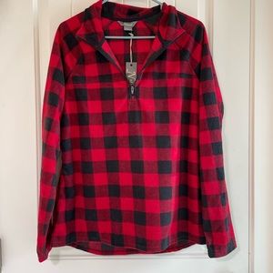 New buffalo plaid pullover